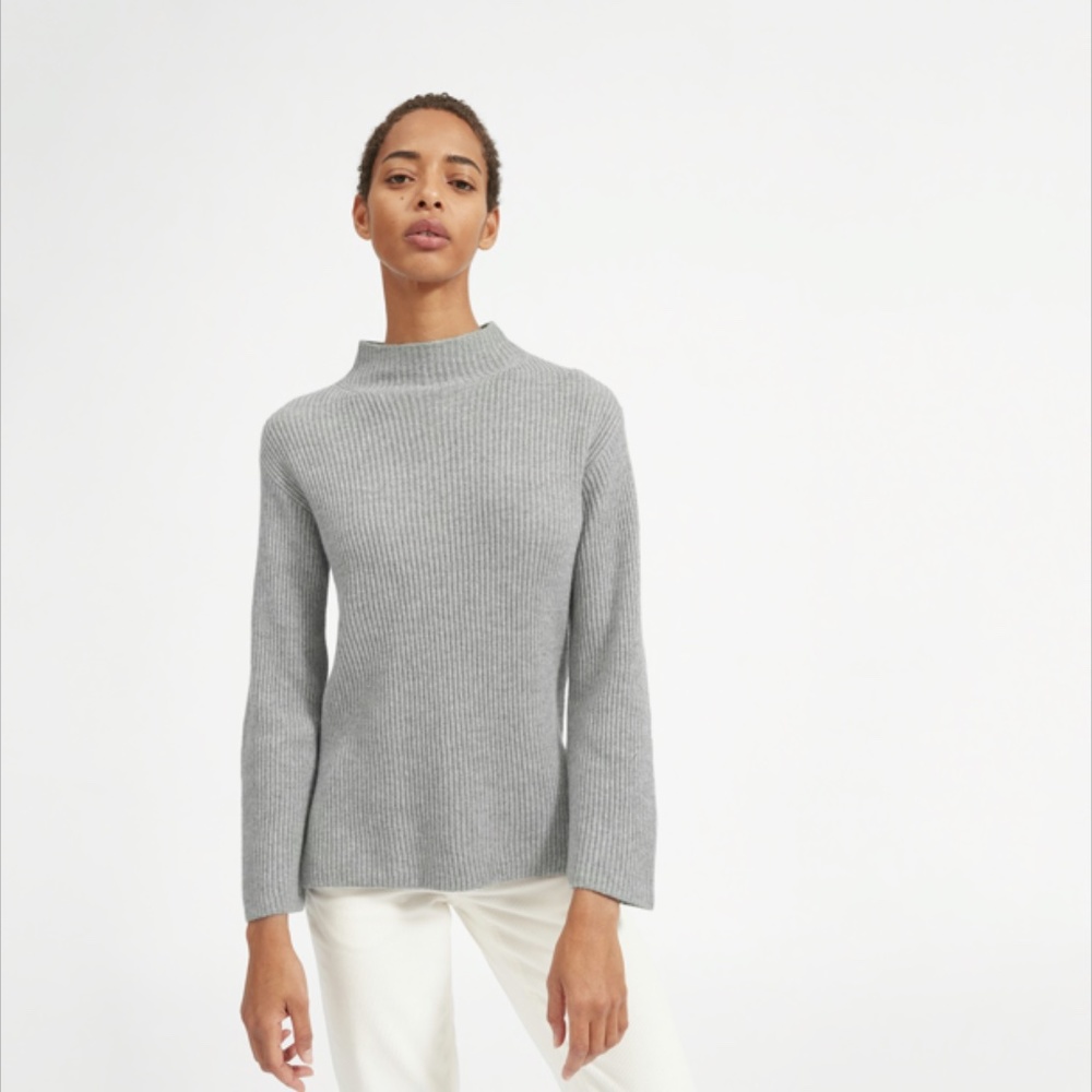 100% Cashmere Mockneck Sweater- Everlane